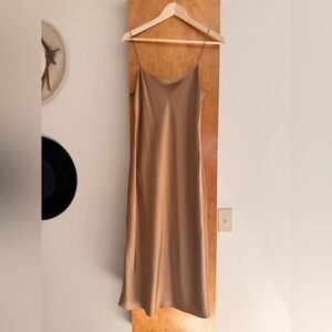 JCrew faux silk dress